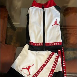 Jordan jump man tribalism suit.